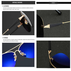 Men's Polarized Aviator Sunglasses